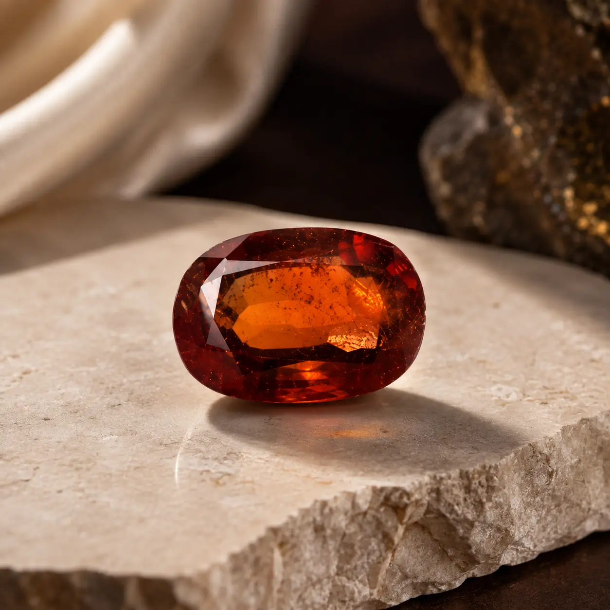 African Hessonite (Gomed) – 4.88 Carat